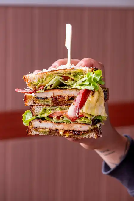 Pesto chicken bacon